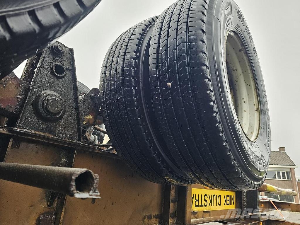 Pacton 2126 C-2 | 20 FOOT| BLADGEVEERD|DOUBLE TIRES| BPW Container semi-trailers