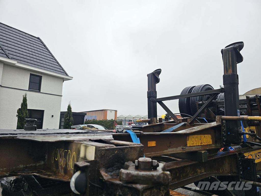 Pacton 2126 C-2 | 20 FOOT| BLADGEVEERD|DOUBLE TIRES| BPW Container semi-trailers