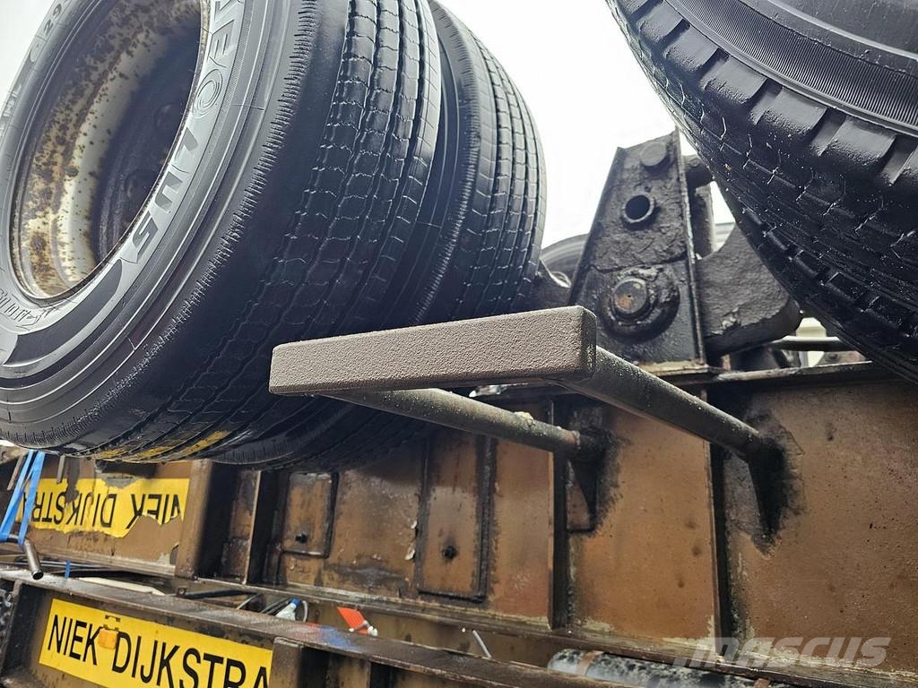 Pacton 2126 C-2 | 20 FOOT| BLADGEVEERD|DOUBLE TIRES| BPW Container semi-trailers