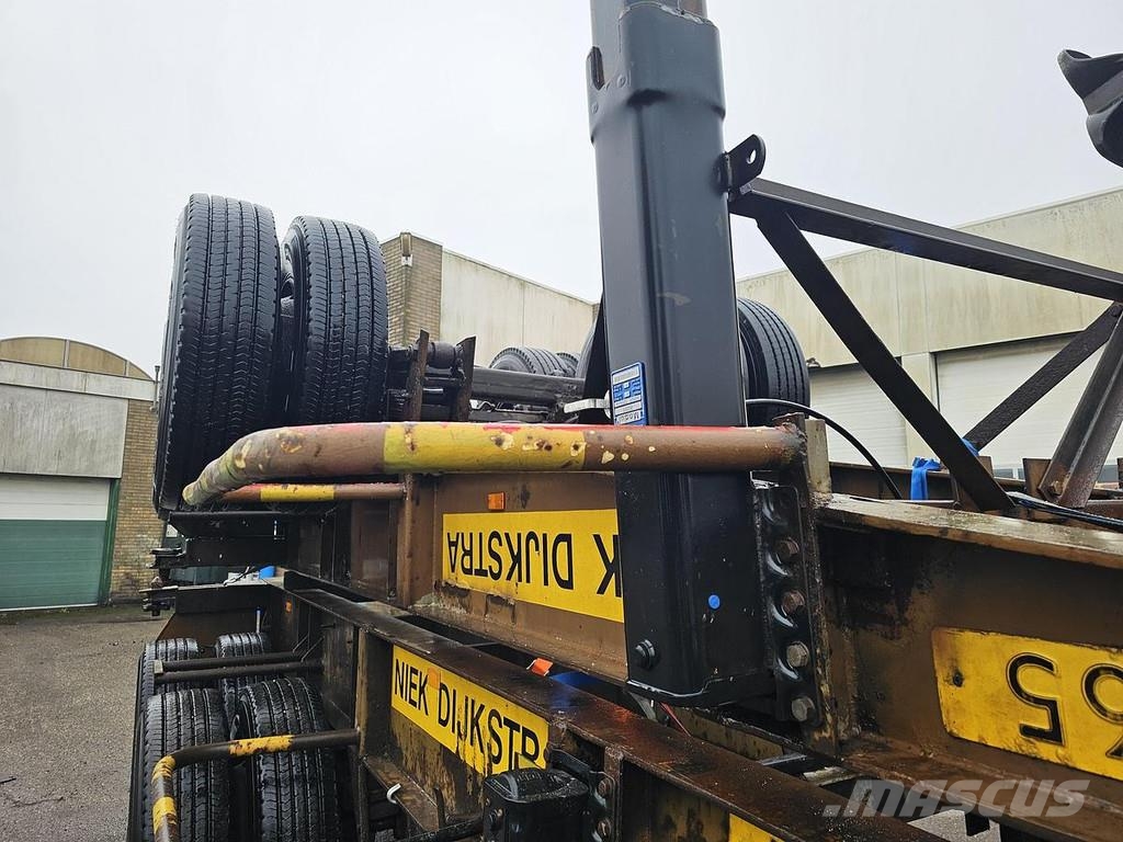 Pacton 2126 C-2 | 20 FOOT| BLADGEVEERD|DOUBLE TIRES| BPW Container semi-trailers