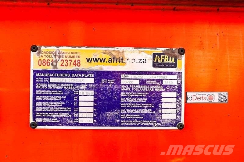 Afrit 25mÂ³ Interlink Side Tipper Trailer Anders