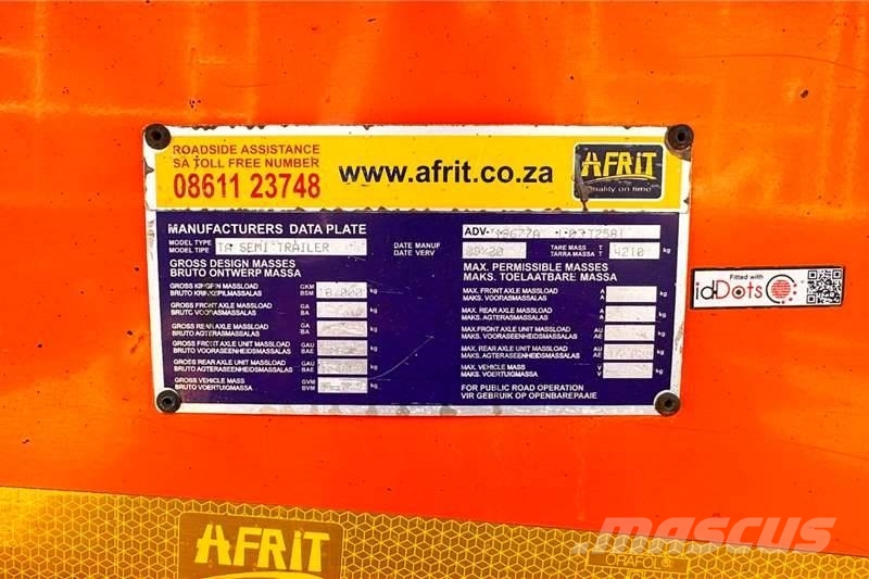 Afrit 25mÂ³ Interlink Side Tipper Trailer Anders