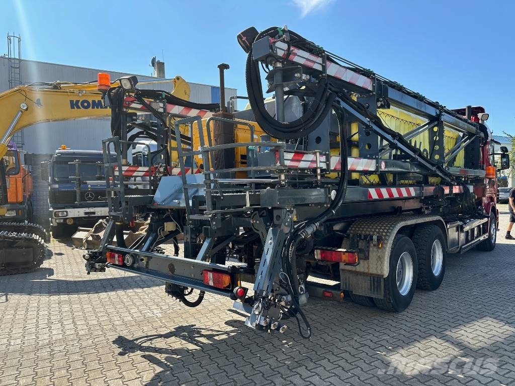 Scania R580 Abrollkipper Meiller Enteisungsgerät 45m Reptéri felszerelés
