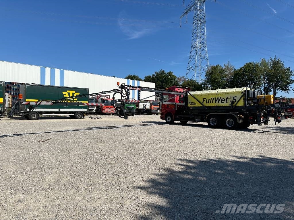 Scania R580 Abrollkipper Meiller Enteisungsgerät 45m Reptéri felszerelés