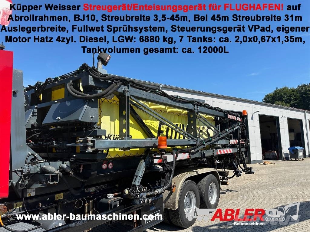 Scania R580 Abrollkipper Meiller Enteisungsgerät 45m Reptéri felszerelés