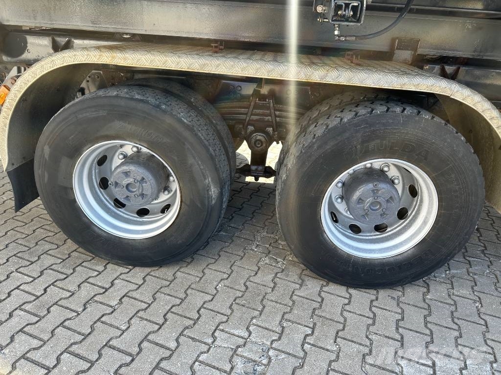 Scania R580 Abrollkipper Meiller Enteisungsgerät 45m Reptéri felszerelés