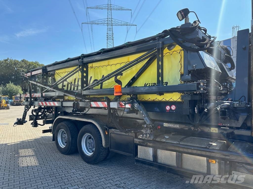 Scania R580 Abrollkipper Meiller Enteisungsgerät 45m Reptéri felszerelés