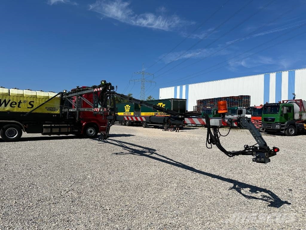 Scania R580 Abrollkipper Meiller Enteisungsgerät 45m Reptéri felszerelés