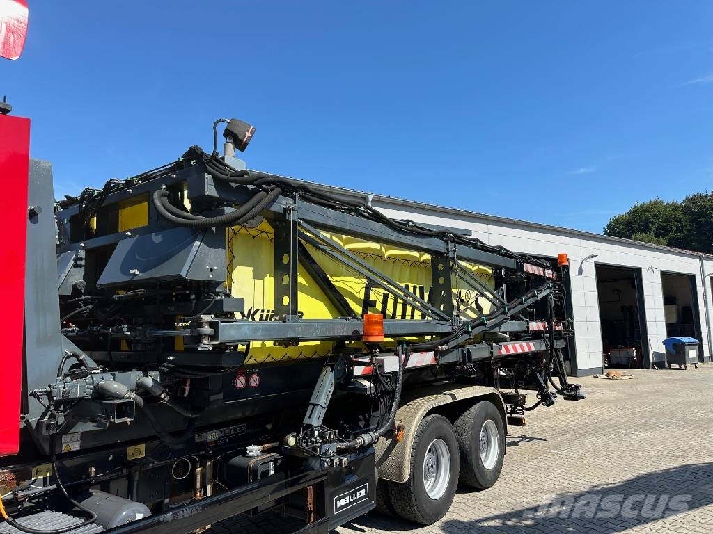 Scania R580 Abrollkipper Meiller Enteisungsgerät 45m Reptéri felszerelés