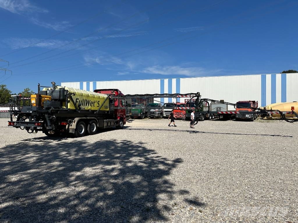 Scania R580 Abrollkipper Meiller Enteisungsgerät 45m Reptéri felszerelés