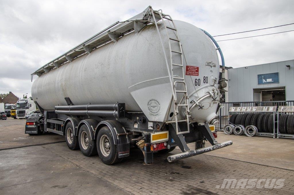 Spitzer Silo EUROVRAC-SK2460 - 60M³+5COMP Cisterna semi-remorci