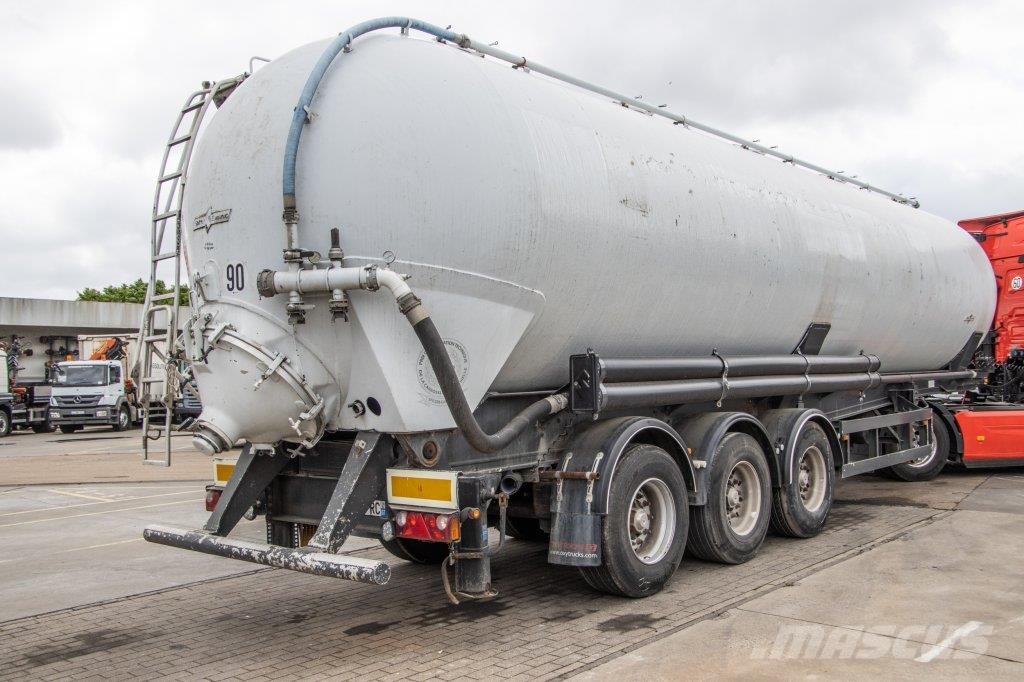 Spitzer Silo EUROVRAC-SK2460 - 60M³+5COMP Cisterna semi-remorci
