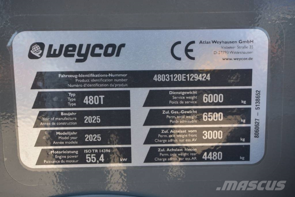 Weycor (Atlas) AR 480 Tele Pyöräkuormaajat