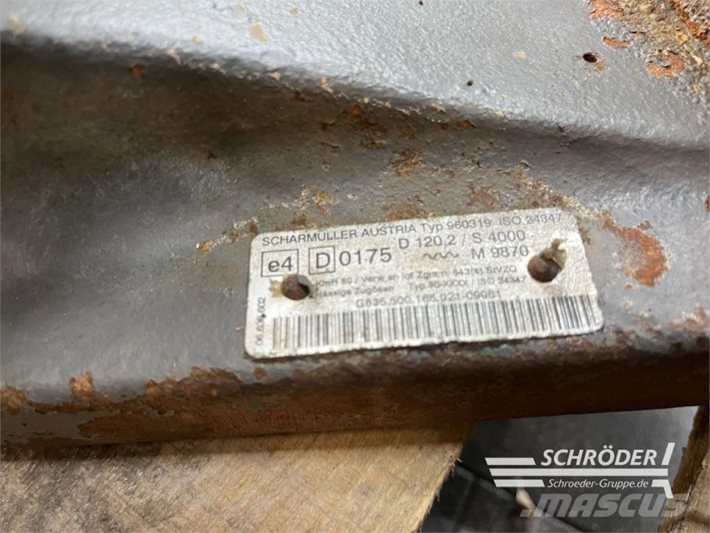 Fendt ZUGKUGELKUPPLUNG K80 KURZ 其他曳引機配件