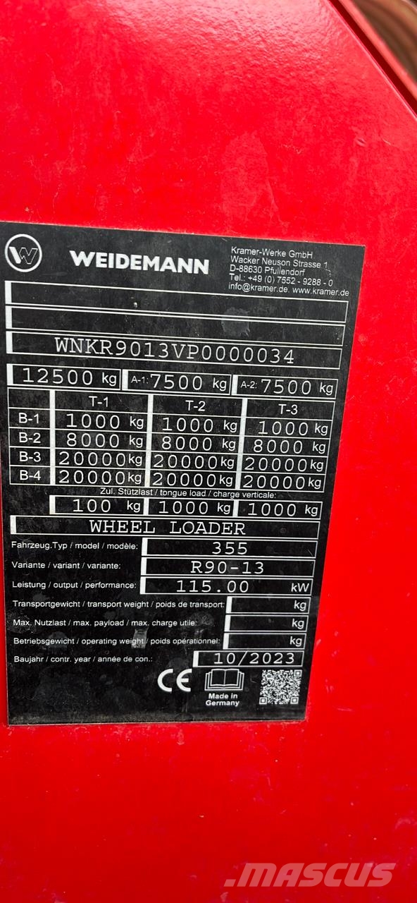 Weidemann 9580T 農業用伸縮臂裝載機