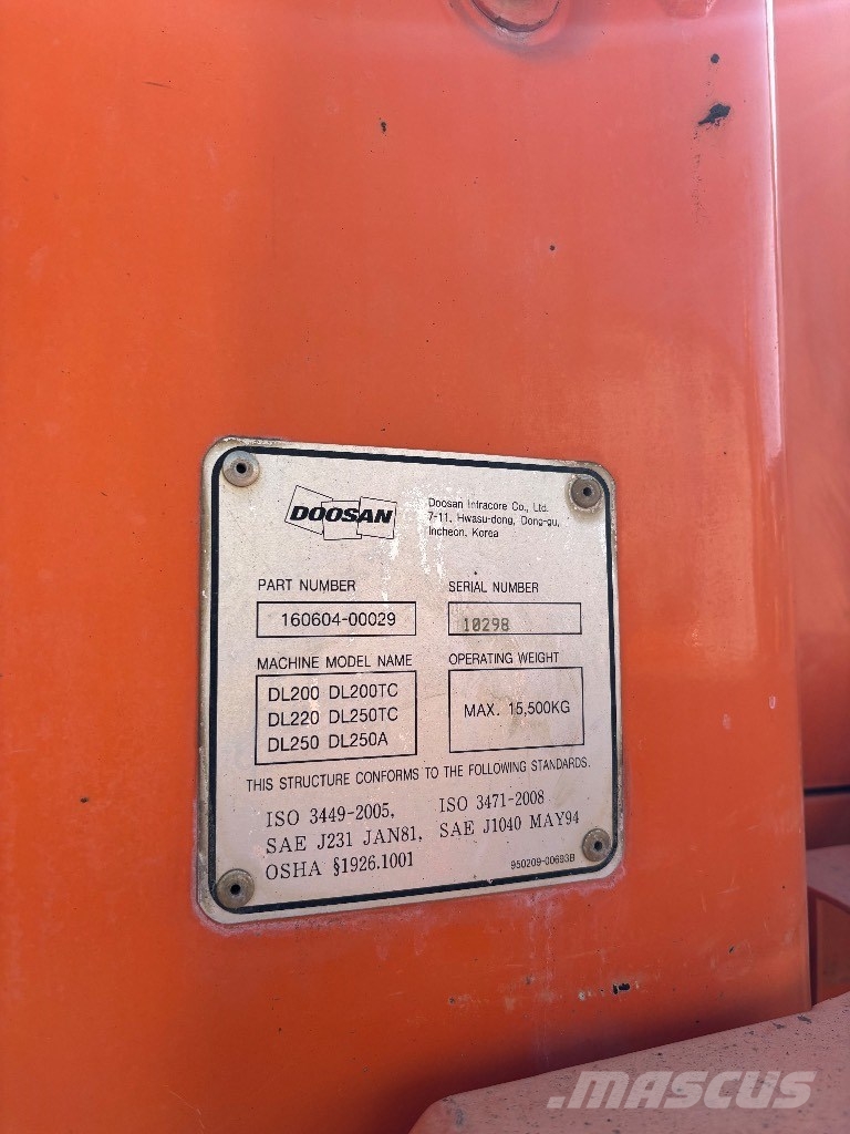 Doosan DL 250 Rataslaadurid