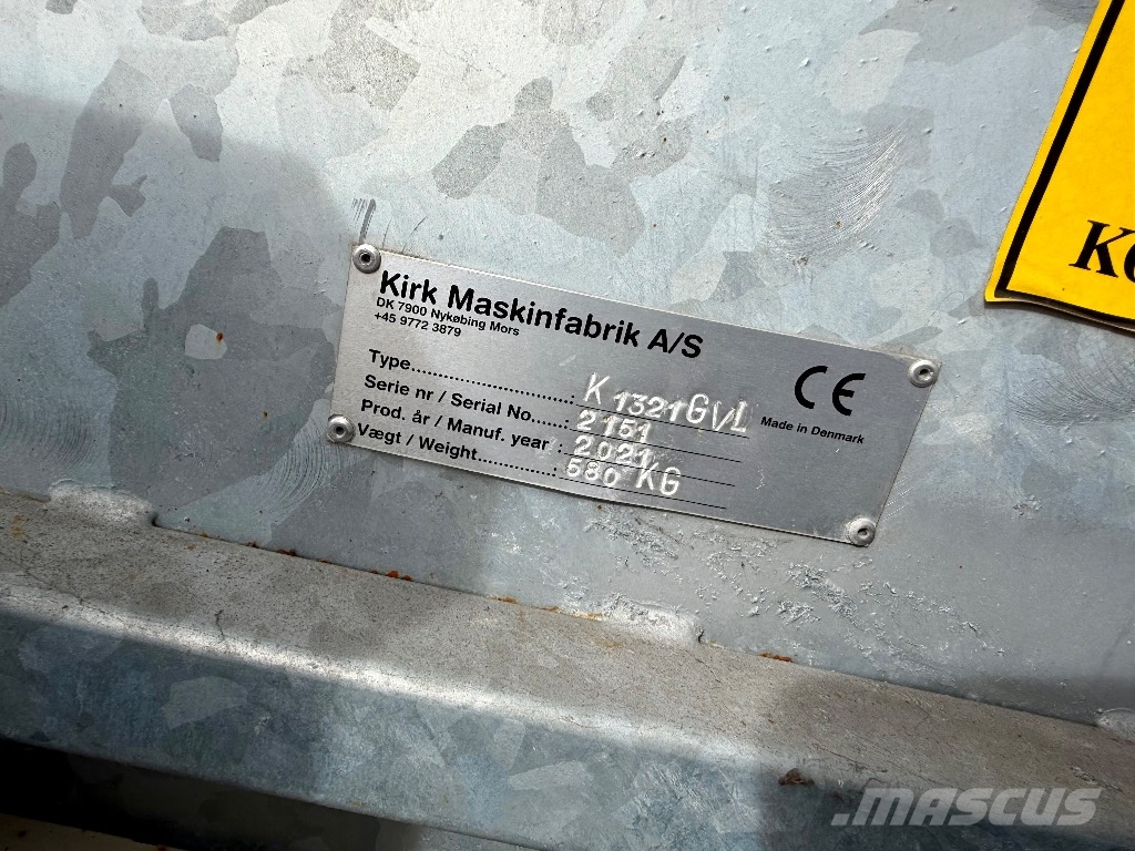 Kirk Mandskabskurv K1321GVL Інше обладнання