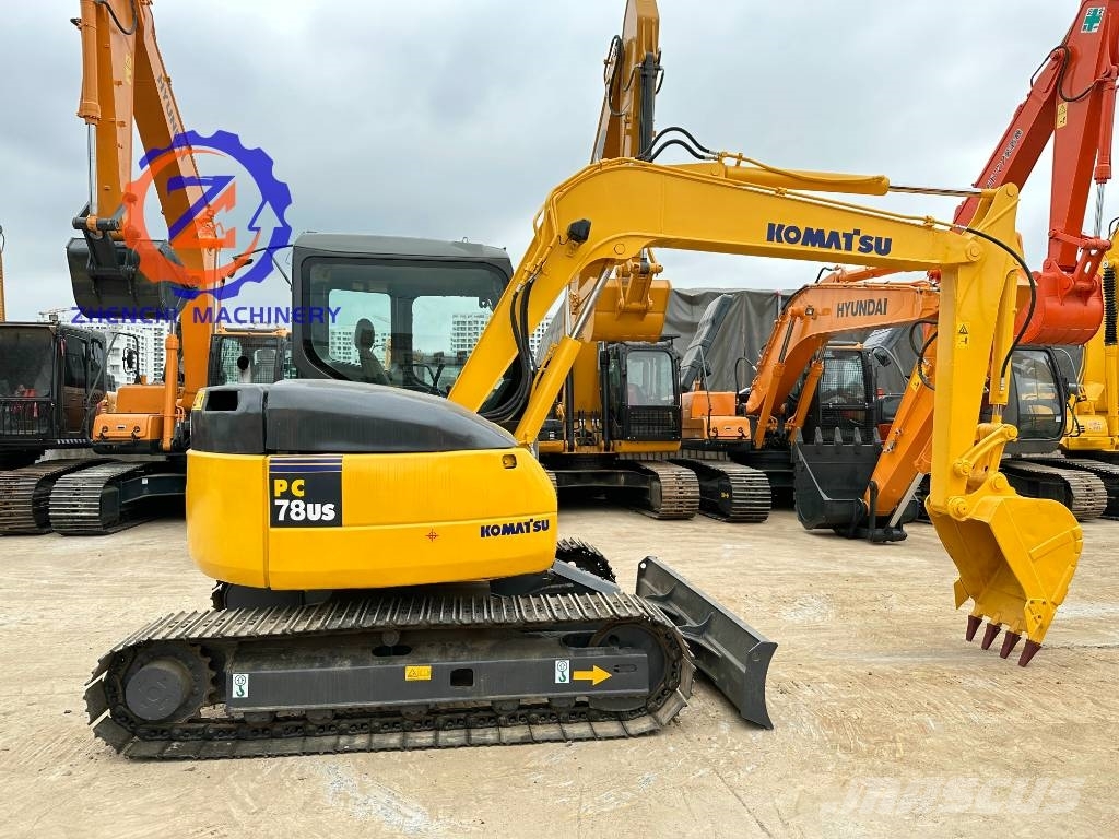 Komatsu PC 78 US/7tons/cheap/affordable/durable/used Midi excavators  7t - 12t