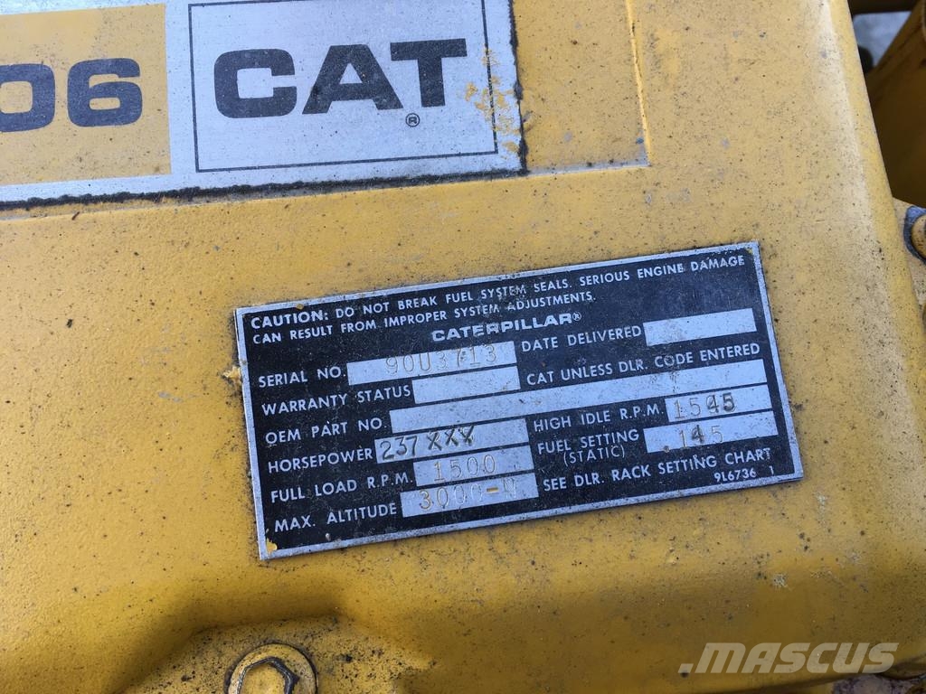 CAT 3406DI GENERATOR 225KVA USED Autres générateurs