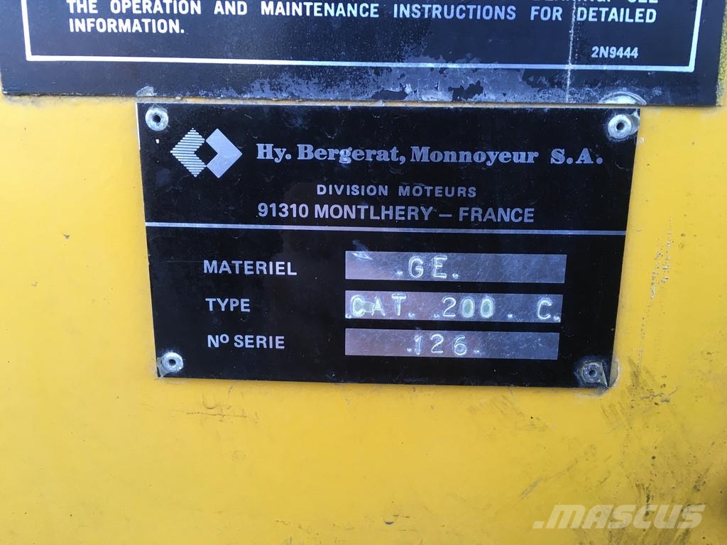 CAT 3406DI GENERATOR 225KVA USED Autres générateurs