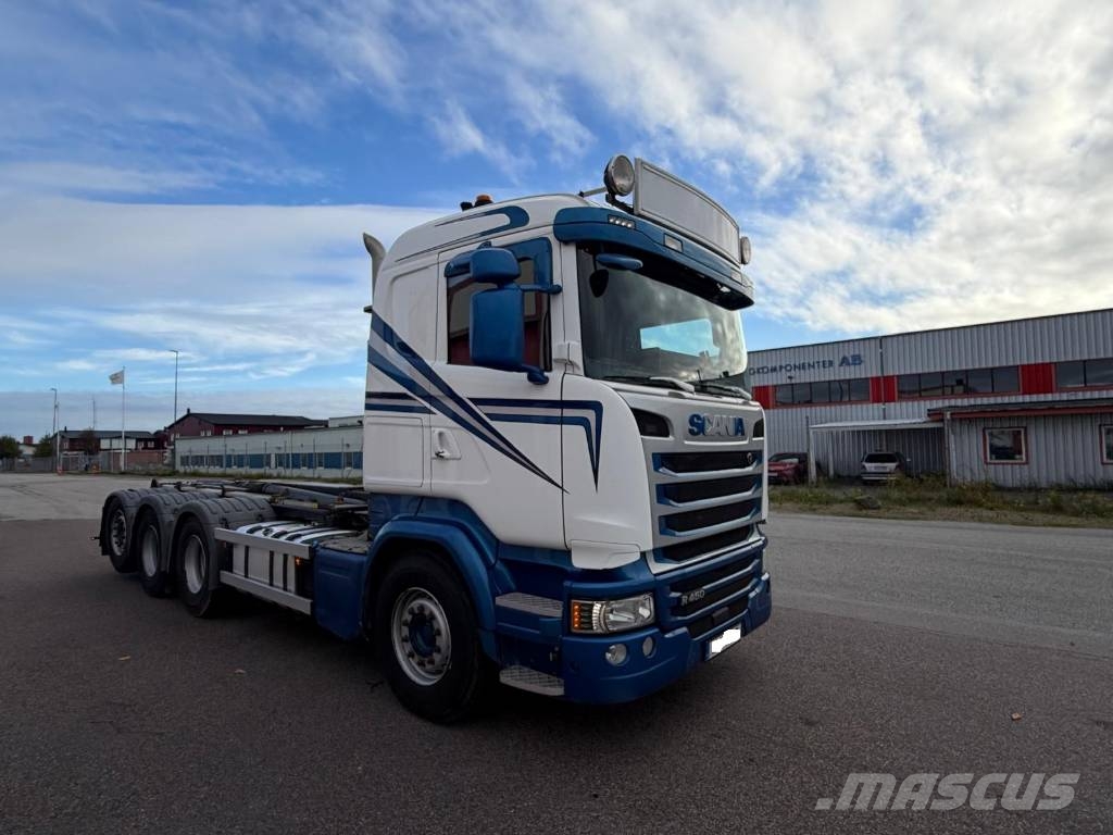 Scania R450LB8X4*HNB Seria nr 5772 훅 리프트 트럭