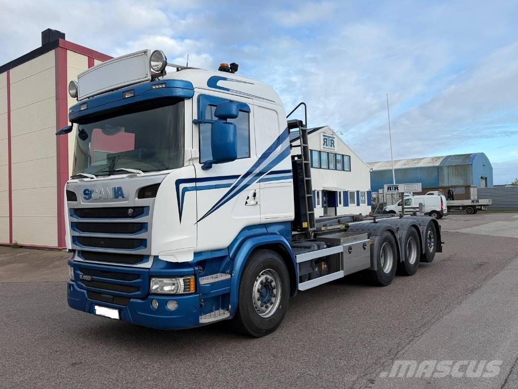 Scania R450LB8X4*HNB Seria nr 5772 훅 리프트 트럭