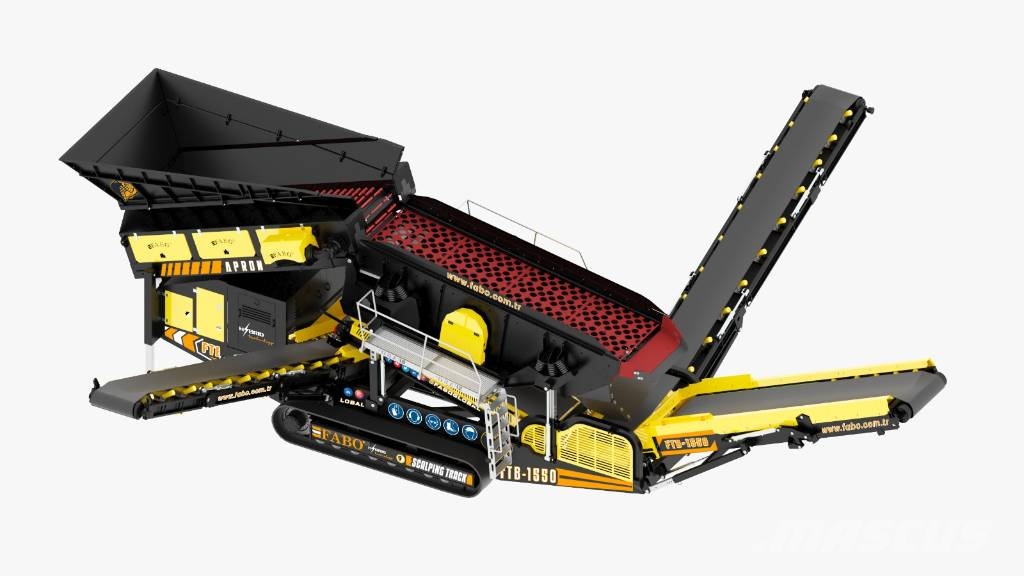 Fabo FTB 15-50 CRIBLE SCALPEUR A CHENILLES Mobiele zeefinstallaties