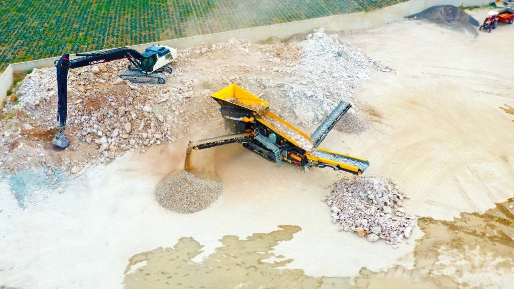 Fabo FTB 15-50 CRIBLE SCALPEUR A CHENILLES Mobiele zeefinstallaties