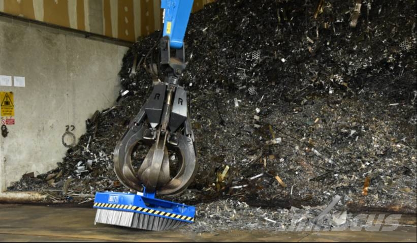 Butti Industrial Steel Broom Affaldsfabrikker