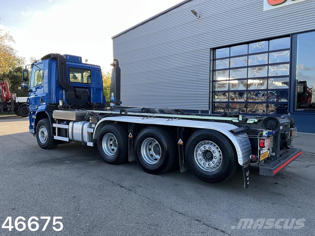 DAF CF 530 8x4 Euro 6 VDL 30 Ton haakarmsysteem Treileri ar āķi