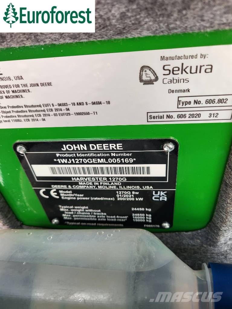 John Deere 1270 G Colheitadeiras