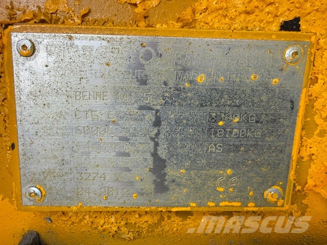 Benne 141.5 DISTRIBUTOR SILO 6M3 Polovne mešalice