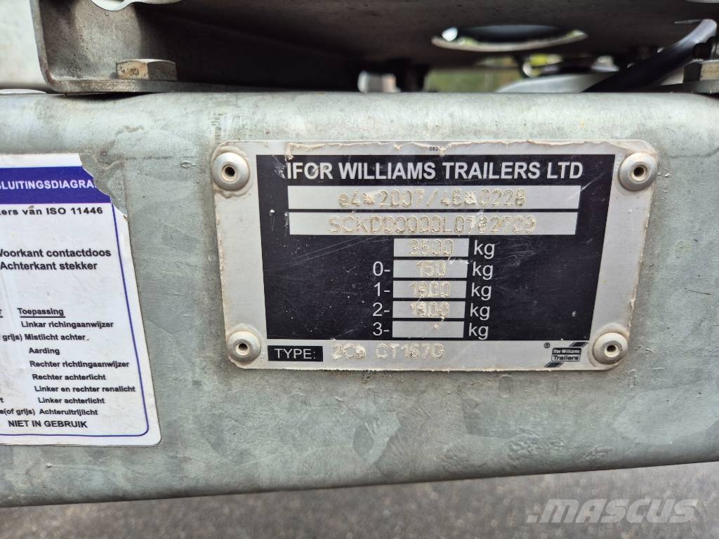 Ifor Williams CT 167 Autotreilerid