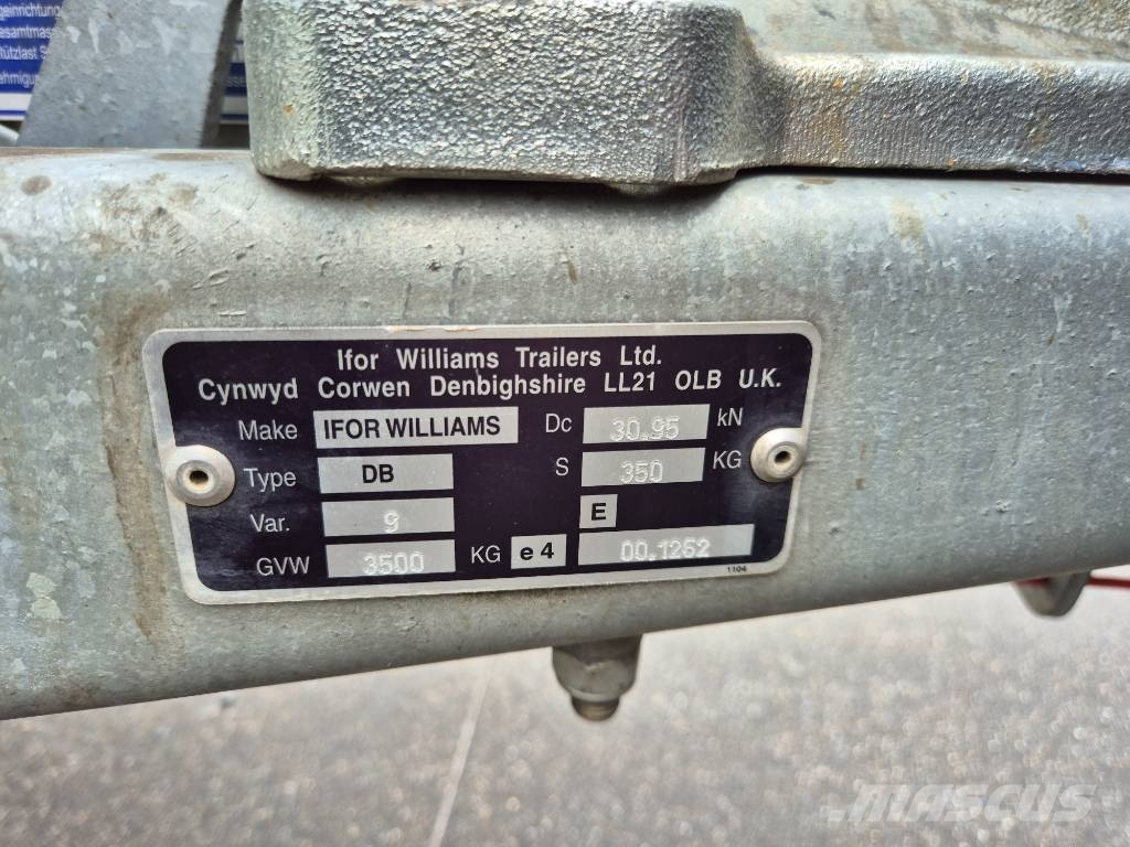 Ifor Williams CT 167 Autotreilerid