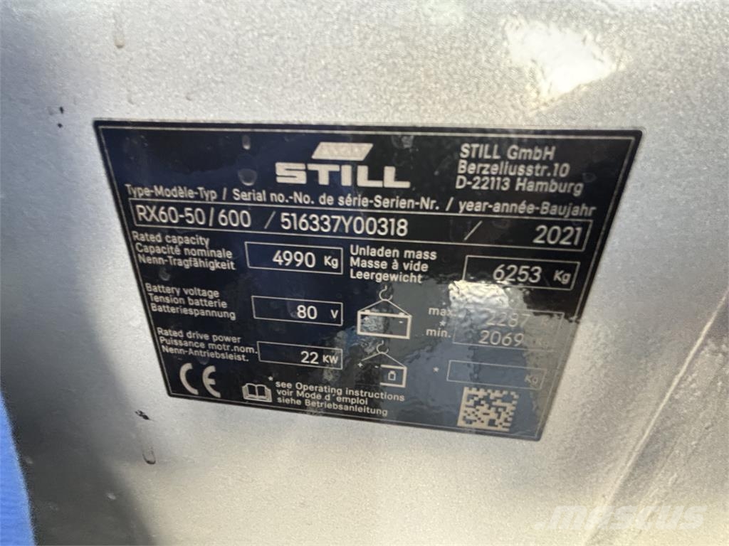 Still RX60-50/600 Elektrische heftrucks