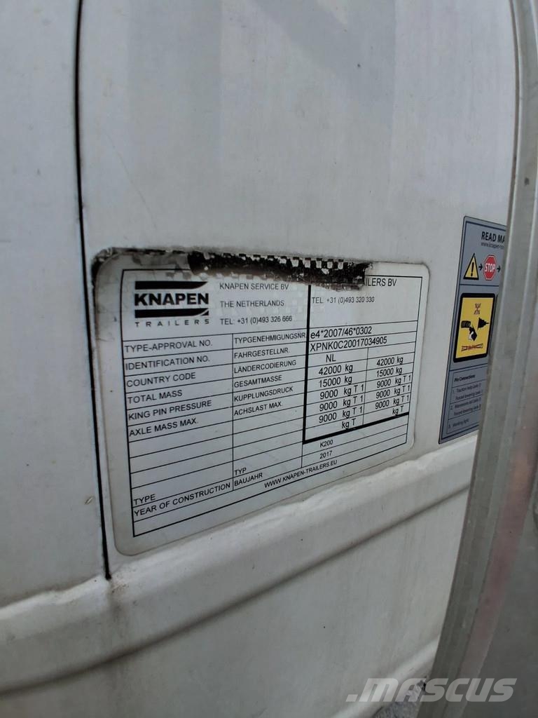Knapen Trailers K200 KT01 Cajas de piso oscilante