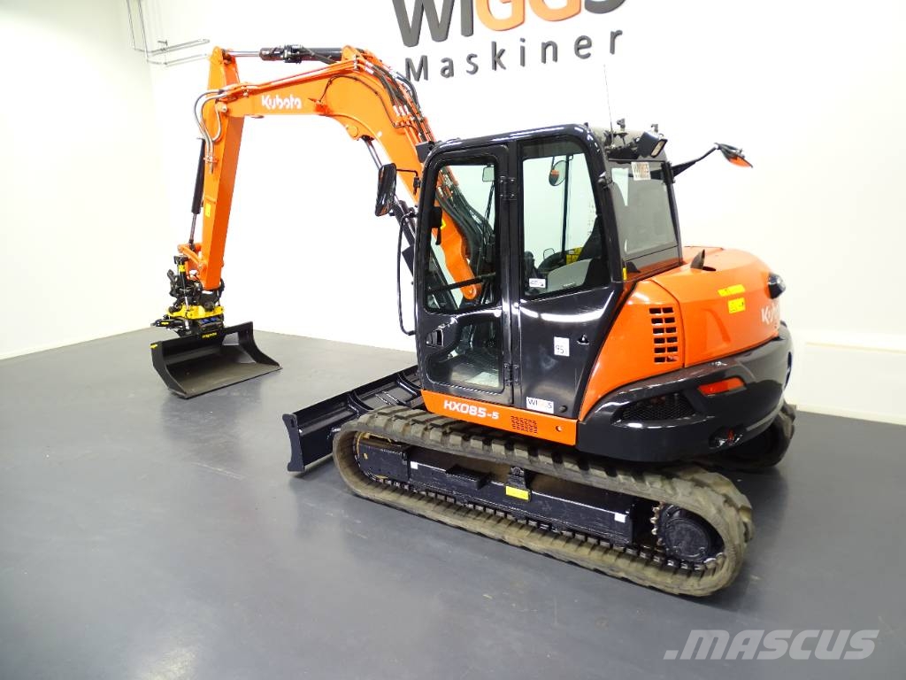 Kubota KX085-5 Midi excavators 7t - 12t