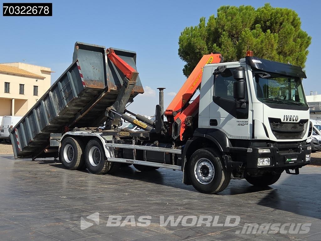Iveco EuroTrakker 410pk 6X4 Próximamente: Grua Palfinger شاحنات الرافعات الخطافية