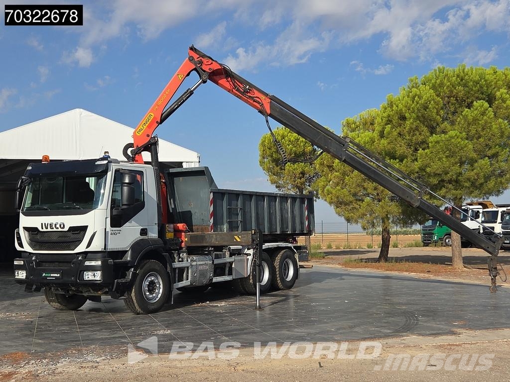 Iveco EuroTrakker 410pk 6X4 Próximamente: Grua Palfinger شاحنات الرافعات الخطافية