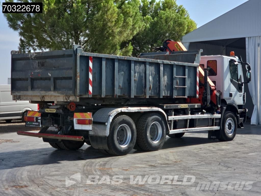 Iveco EuroTrakker 410pk 6X4 Próximamente: Grua Palfinger شاحنات الرافعات الخطافية