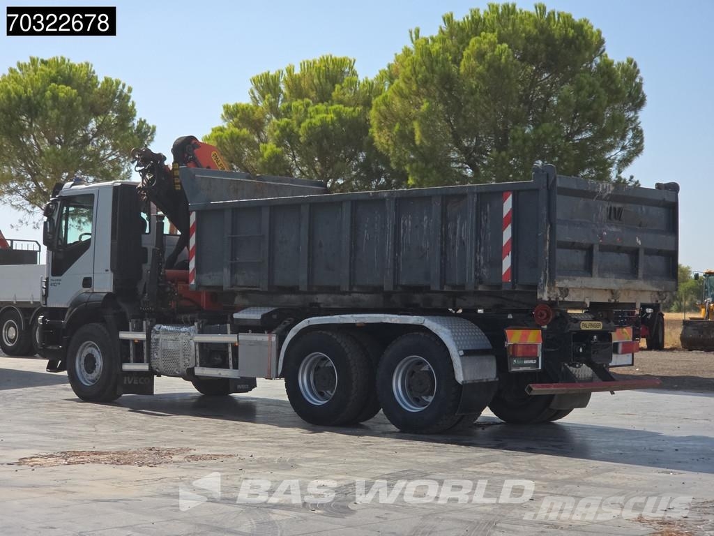 Iveco EuroTrakker 410pk 6X4 Próximamente: Grua Palfinger شاحنات الرافعات الخطافية