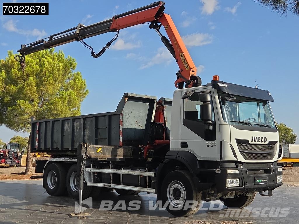 Iveco EuroTrakker 410pk 6X4 Próximamente: Grua Palfinger شاحنات الرافعات الخطافية