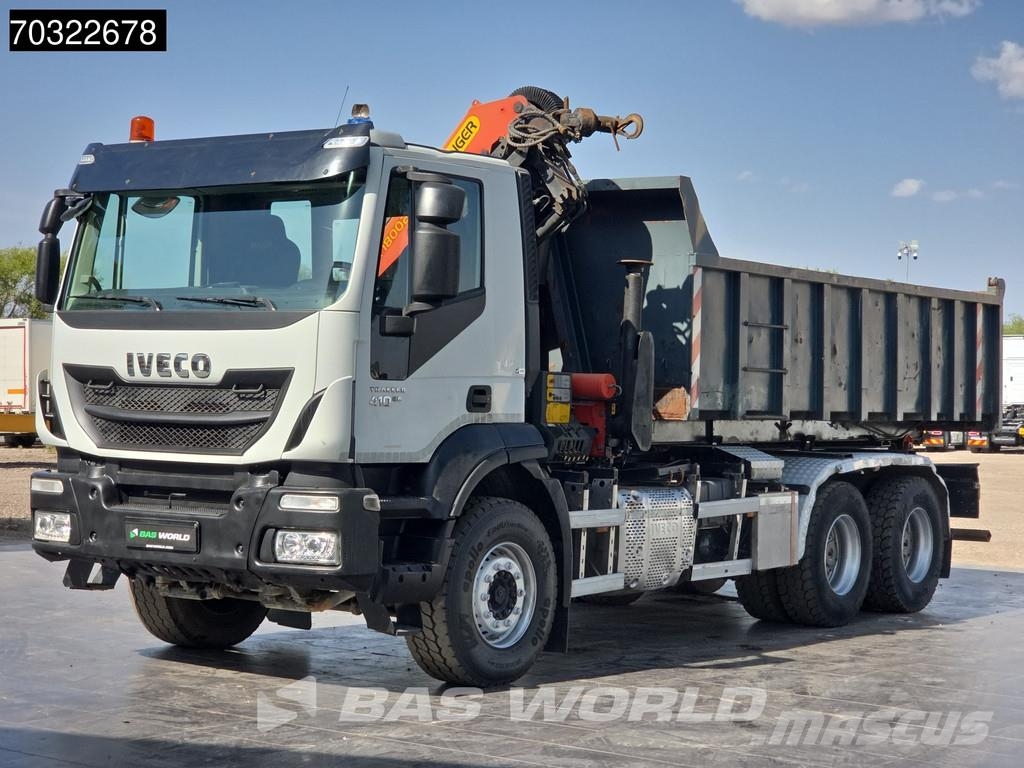 Iveco EuroTrakker 410pk 6X4 Próximamente: Grua Palfinger شاحنات الرافعات الخطافية