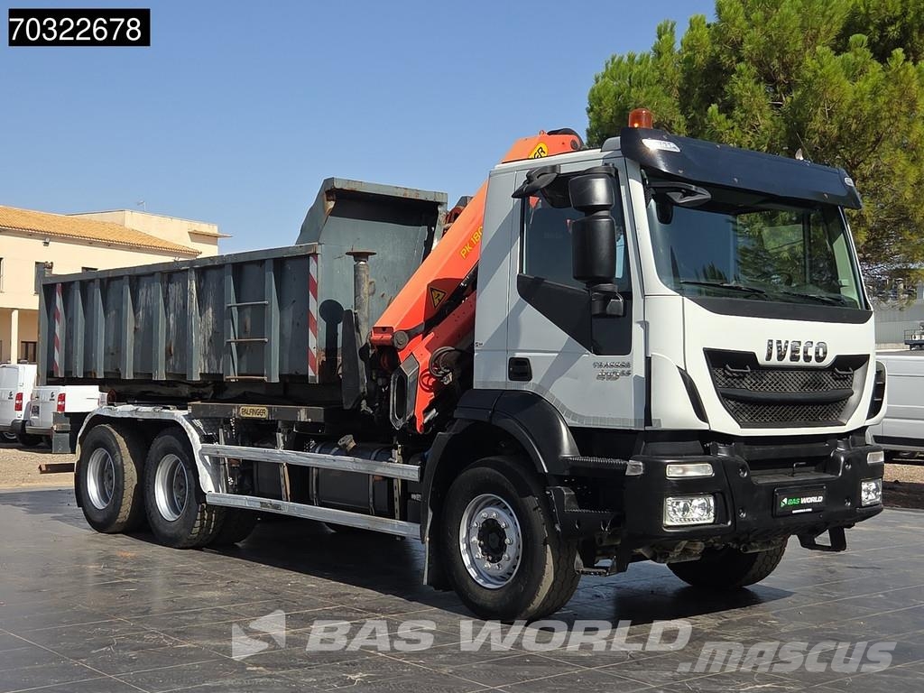 Iveco EuroTrakker 410pk 6X4 Próximamente: Grua Palfinger شاحنات الرافعات الخطافية