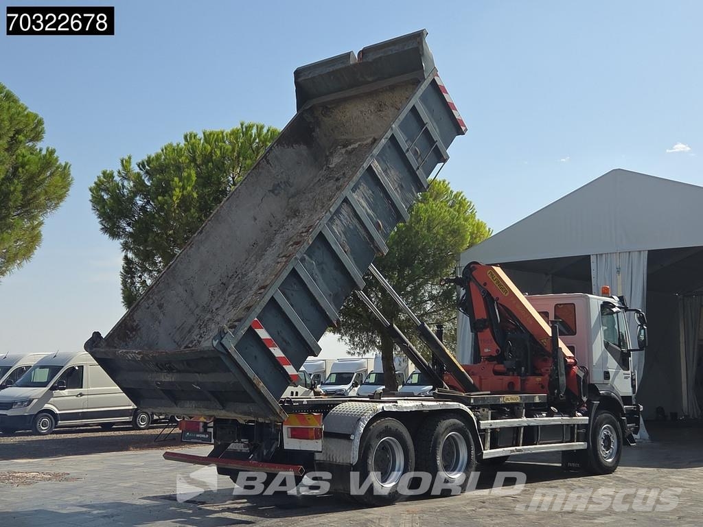 Iveco EuroTrakker 410pk 6X4 Próximamente: Grua Palfinger شاحنات الرافعات الخطافية