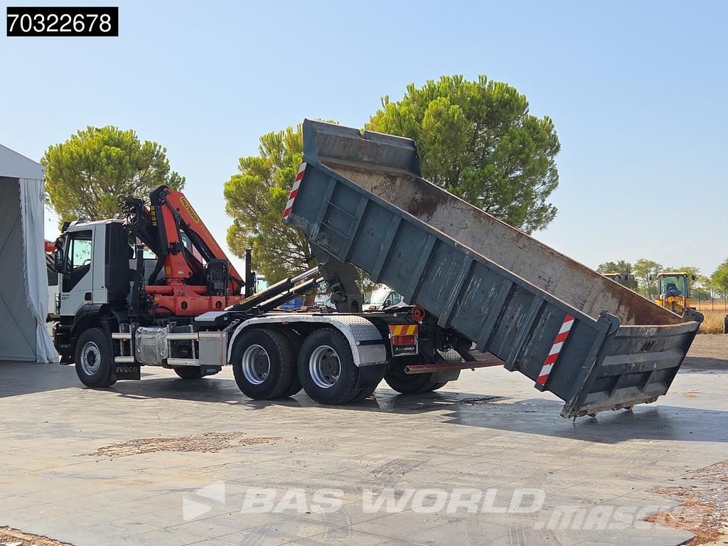 Iveco EuroTrakker 410pk 6X4 Próximamente: Grua Palfinger شاحنات الرافعات الخطافية