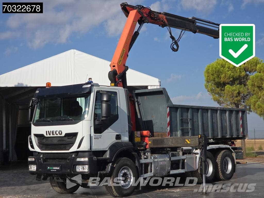 Iveco EuroTrakker 410pk 6X4 Próximamente: Grua Palfinger شاحنات الرافعات الخطافية