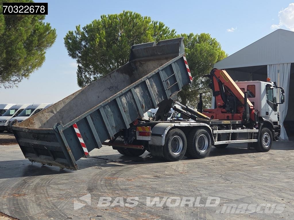 Iveco EuroTrakker 410pk 6X4 Próximamente: Grua Palfinger شاحنات الرافعات الخطافية