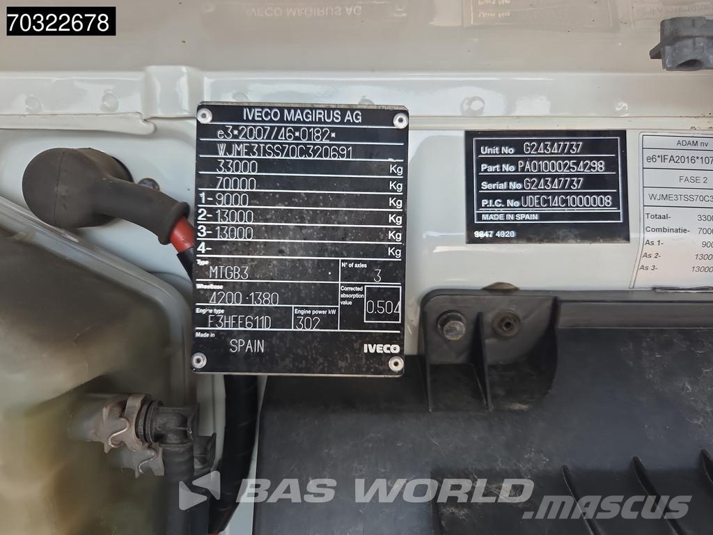 Iveco EuroTrakker 410pk 6X4 Próximamente: Grua Palfinger شاحنات الرافعات الخطافية
