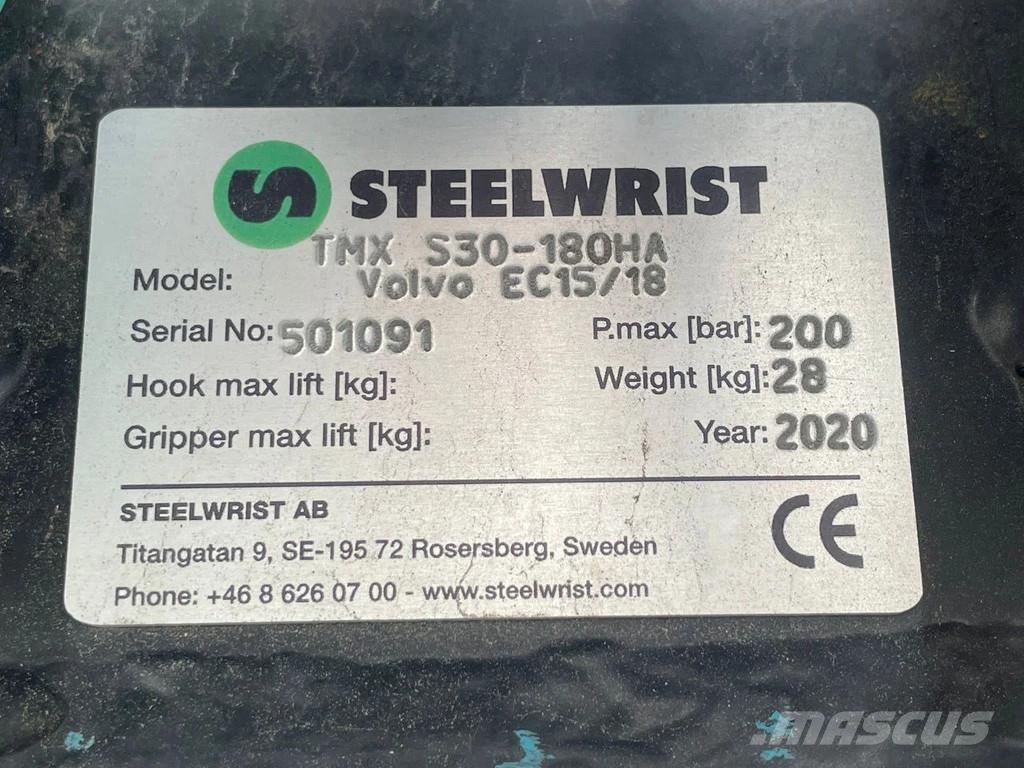 Steelwrist TMX S30 -180HA | TILT QUICKCOUPLER | TILTING COUPL Rotators